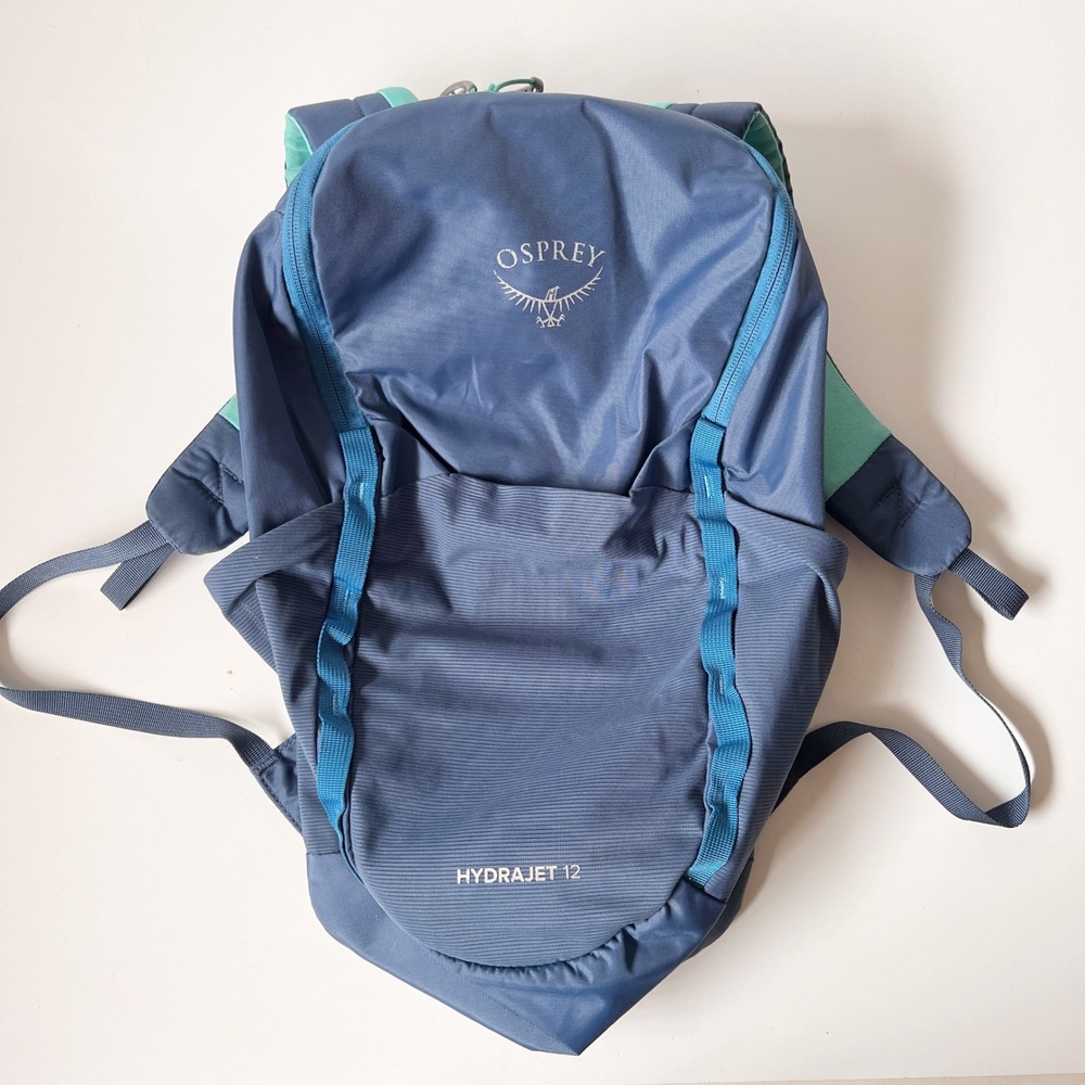 Osprey Hydrajet 12 Backpack One Size Blue Hiking Hydration Daypack Trail Bag